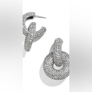 BaubleBar Mia Statement Earrings in Clear at Nordstrom